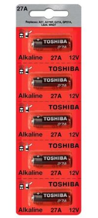Imagem de Bateria 27A - 12V Toshiba Cartela c/ 5 unid